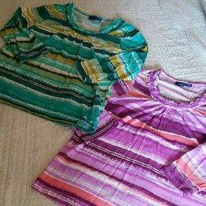 3 for $15/Set of Two Striped Tops